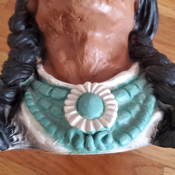 Vintage Universal Statuary Corp 1966 Native American Chef Bust - Picture 10 of 13